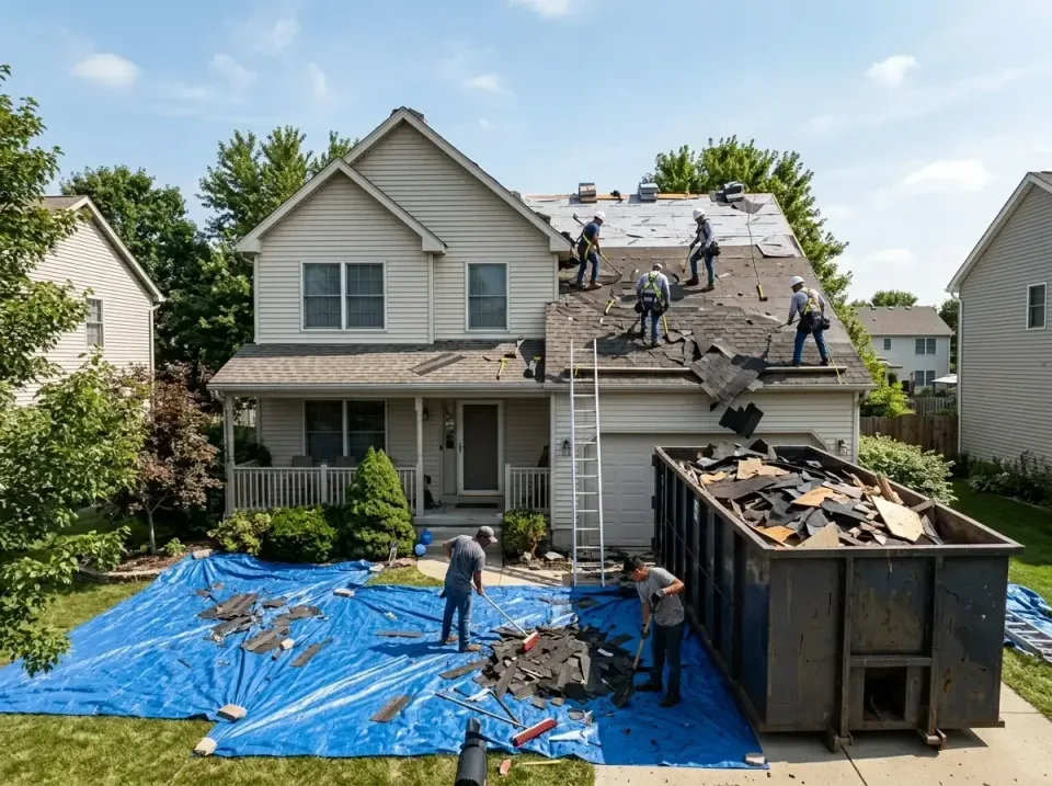 roof-replacement-debris-remova-004 — frequently asked questions, Cheapest Dumpster Rentals in Matteson, IL